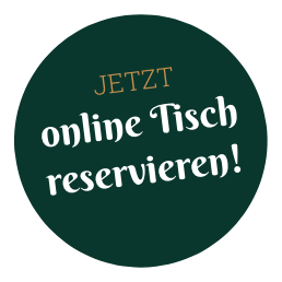 Runder, gr&uuml;ner Button mit der wei&szlig;en Aufschrift "Jetzt online Tisch reservieren".